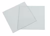 Plaque verre épaisseur 2 mm 10 x 10 cm pleine x 2