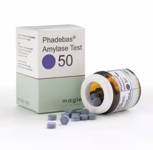 Test phadebas(r)amylase x 50