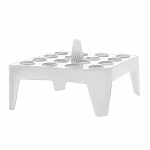 Portoir flottant blanc 16 x 1,5 ml x 4