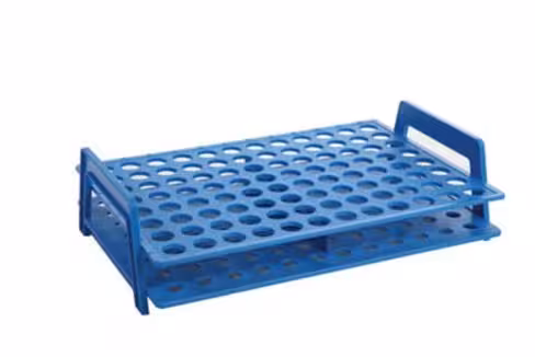 Microtube rack 96 x 1,5/2 ml tubes bleu