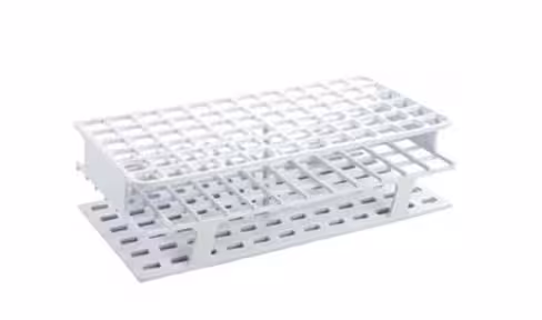Portoir Delrin test tube rack blanc 72 x 16 mm