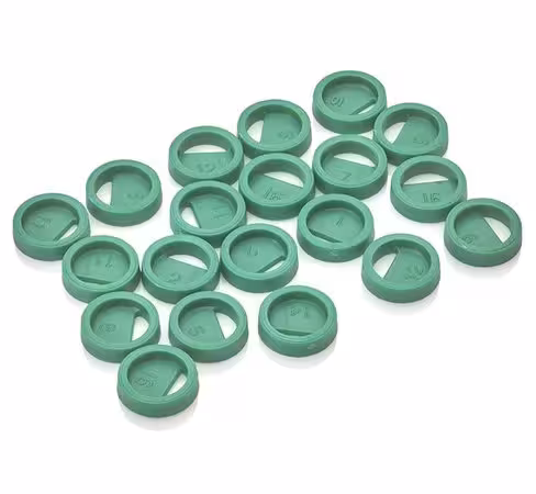 Code couleur vert fil int pour cryotube x 500