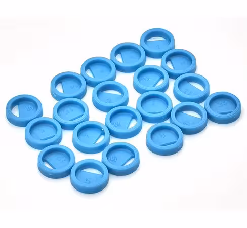 Code couleur bleu fil int pour cryotube x 500