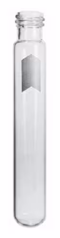 Tube en verre borosilicaté jetable avec embout fileté 16x 125 mm x 1000