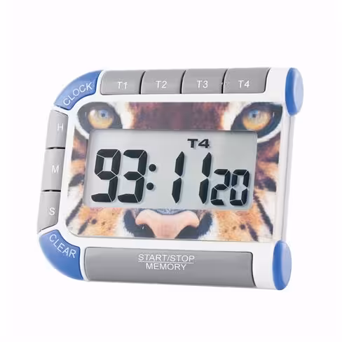 Chronomètre multicolore 4 canaux