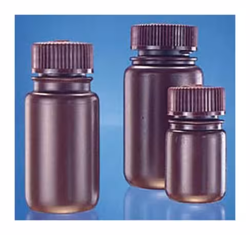Flacon col large ambré PEHD 125 ml x 12