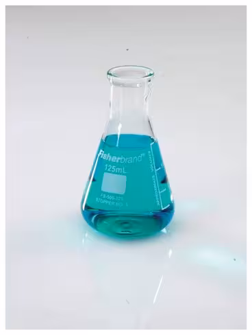 Erlenmeyer 1000 ml col étroit à bec renforcé paroi épaisse verre borosilicaté 3.3 gradué ASTM x 6