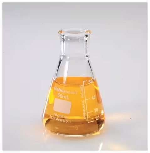 Erlenmeyer 500 ml col étroit à bec renforcé paroi épaisse verre borosillicaté 3.3 gradué ASTM x 6