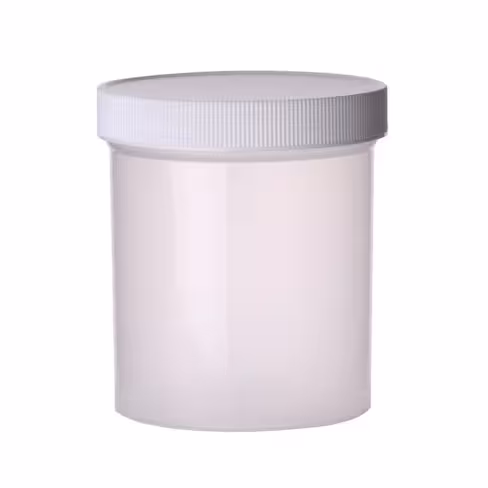 Pot droit transparent Fisherbrand 48 ml verre clair avec bouchon x 24