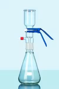 Appareil de filtration sous vide complet avec flacon 1000 ml, insert en PTFE et bague