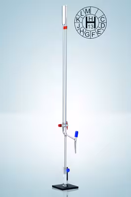 Burette bang classe AS cc 5 ml 0,02 ml sb robinet latéral tige PTFE