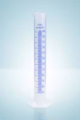 Eprouvette graduée classe B PP 10 ml graduation circulaire échelle élève x 12