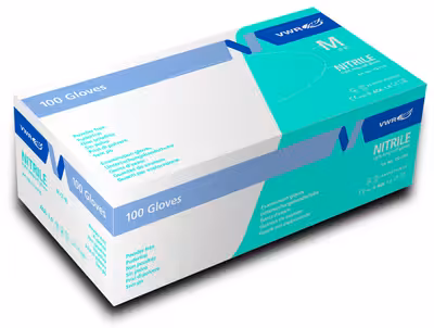 Gant nitrile ambidextre light non poudre taille M x 100