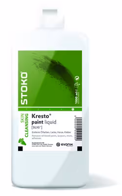Nettoyant main kresto paint liquide 1 l x 9