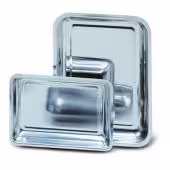 Plateau acier inox 285 x 185 mm hauteur 30 mm