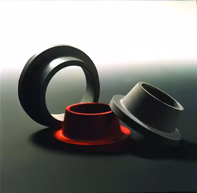 Anneau de filtration Ø inférieur 42 mm Ø supérieur 56 mm hauteur 20 mm rouge