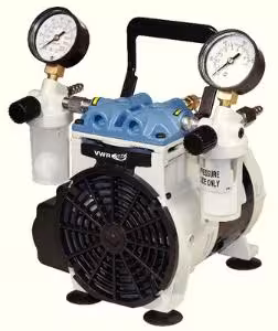 Pompe à piston VWR vide pression vcp80, 38 l min 80 mbar 5,2bar 230vac 50 60hz 1 ph avec câble de raccordement