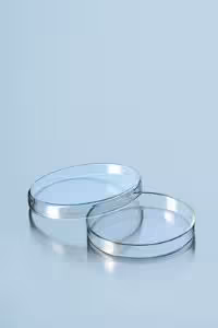 Boîte de Pétri steriplan en verre sodocalcique Ø 150 mm hauteur 90 mm