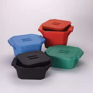 Bac glace avec couvercle medium bleu 4 l