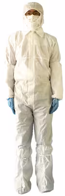Coverall a capuche sb type 5 6 stérile taille xXXL x 20