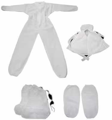 Coverall kit sb type 5 6 stérile taille S x 20