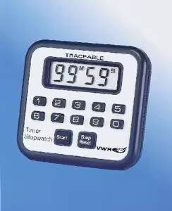 Alarm timer stopwatch traceable