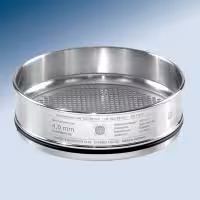 Tamis analytique ø 200 mm hauteur 50 mm l4,00 mm trous carrés