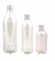 Bouteille pet vert 1 l ronde bch 28 mm blc x 60