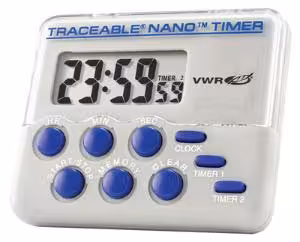 Vwr traceable nano timer
