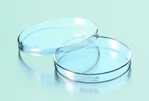 Boîte de Pétri verre borosilicaté 3.3 Duroplan non stérile Ø 120 mm hauteur 20 mm