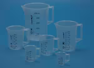 Bécher avec poignée 3000 ml pp