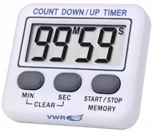 Vwr traceable single canal timer