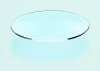 Verre de montre duran bord rebrûlé ø 200 mm