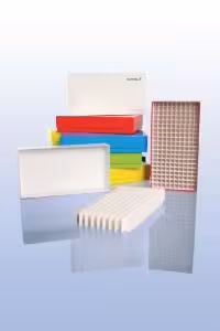 Cryoboîte taille double verte avec grille 10 x 20