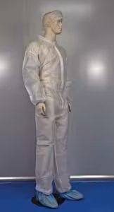 Combinaison PP col dual ZIP blanc taille L x 50