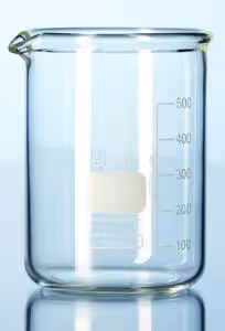 Bécher duran pour usage intensif forme basse avec graduation et bec 250 ml