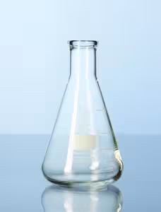 Erlenmeyer verre borosilicaté 3.3 Super Duty col étroit gradué 500 ml Ø ext 105 mm hauteur 180 mm