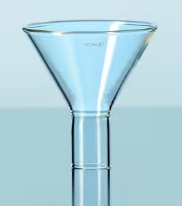 Entonnoir à poudre verre duran tige courte et large ø 55 mm