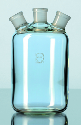 Flacon de woulff verre duran à tricol rin pour emploi sous vide ns 29 32 2 l