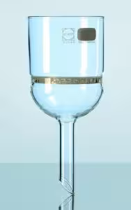 Entonnoir filtrant à fentes verre duran entonnoir büchner 500 ml