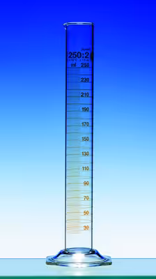 Eprouvette graduée classe A 250 ml cc x 2