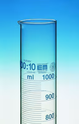 Eprouvette graduée classe A 500 ml cc Duran x 2