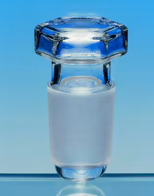 Bouchon en verre ns 14 23verre brun