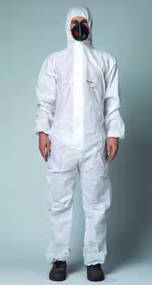 Combinaison monotex a capuche blanc taille l