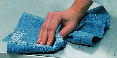 Essuyeur humide bleu pp 42 x 40 cm x 35