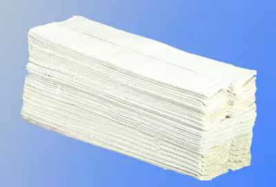 Essuie-mains 2 plis t blanc v pli 32 x 22 cm x 160