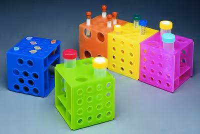 Portoir cube rack assemblable coloris assortis x 5