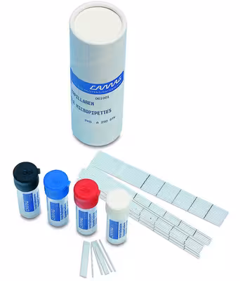 Capillaire CCM verre à usage unique gradué 2,0 µl x 100