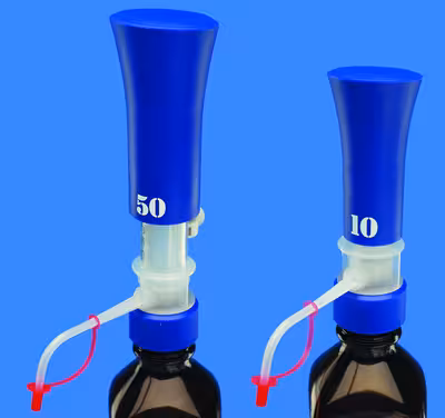 Distributeur réactif 2 10 ml cylindre ptfe