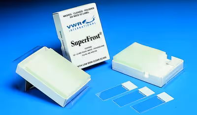 Lame superfrost blanche bords rodés 90° x 50